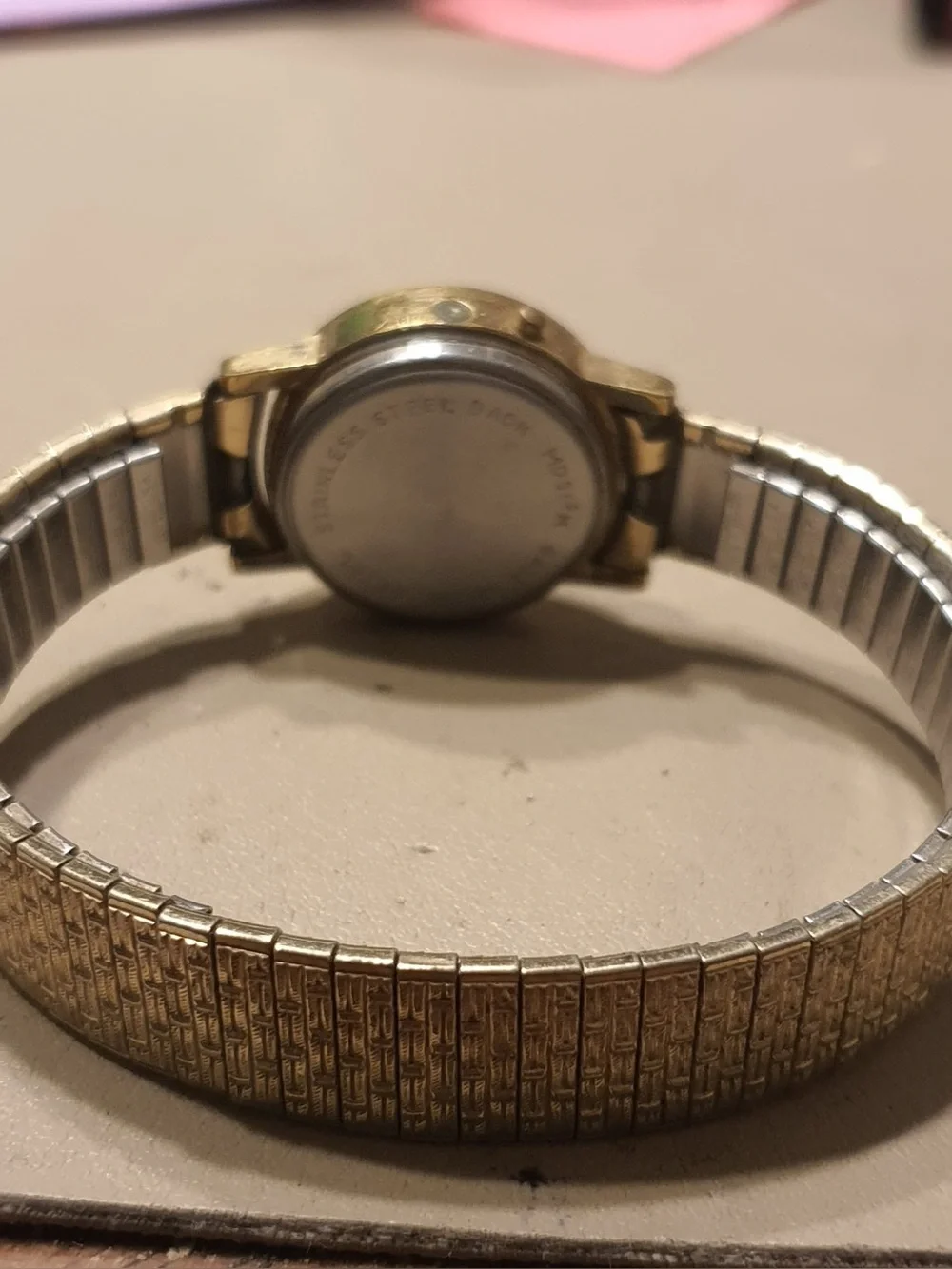 🦋10/$20🦋 Vtg Sensor Tri-Lite Goldtone Digital Women's Watch For Parts or Repair